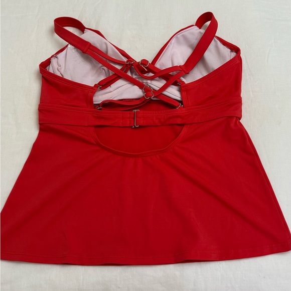 TITLE NINE ORANGE - RED METIS UNDERWIRE
TANKINI TOP SIZE 34D SUMMER BEACH RESORT - Picture 13 of 13